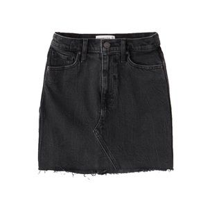 Abercrombie Curve Love Denim Mini Skirt